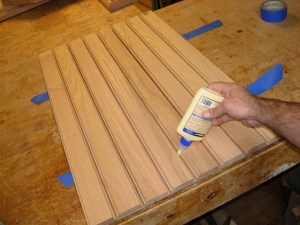 Glue in the channel only