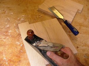 Cleaning up the glue joint