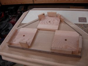 Caps cut and located