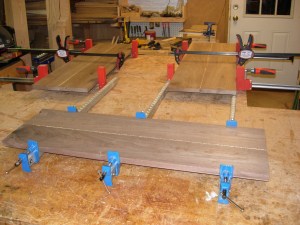 The front panels clamped up