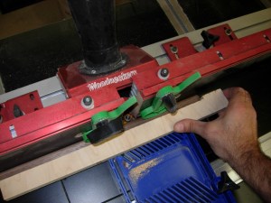 Added a feather board