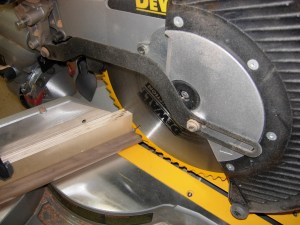 Initial 22.5 degree cut