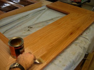 Adding a coat to the bottom of the altar base