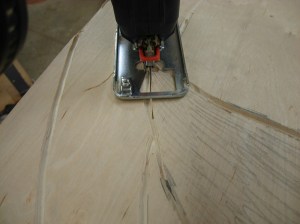 Cutting the openings