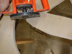 Rounding over the back side of the openings