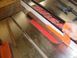 Cutting strips for the pockets