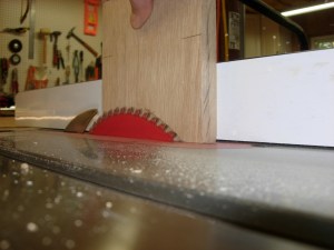 Cutting the lower leg taper