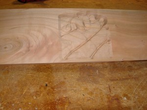 Baby's hand in Cherry