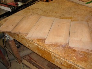 Rough sawn cherry