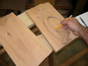 Tracing the other two center pieces