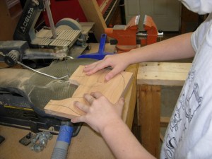 Cutting out the legs