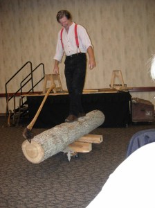 Roy Underhill Putting on a show