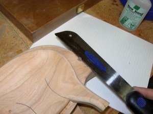 Trimming the plugs flush