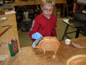 A second coat of Tung oil