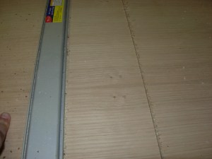 Tear-out only on the waste side