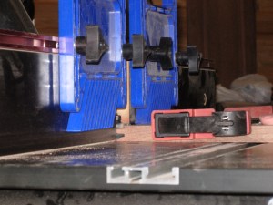 Cutting the ends of the walnut