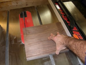 Cutting the panels down to size