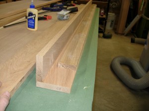 First front corner assembled