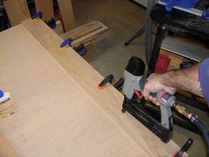 Attaching the stiffeners