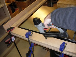 Attaching backer pieces