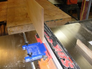 Notching the back of the panel