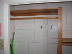 Left side of closet upgrade