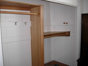 Right side of closet upgrade