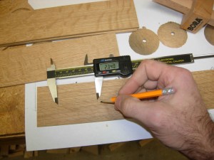 Laying out the hole pattern