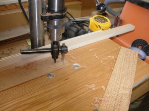 Trying my new adjustable hole saw