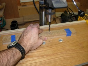 Drilling the top and bottom together