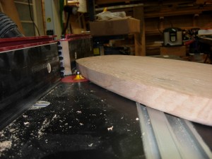 Giving the top edge a 3/8" round-over