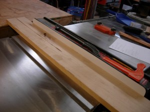 Ripping to the proper width