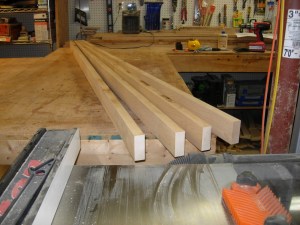 All my rails, cut to size