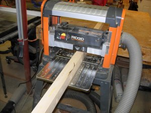 Planing down the edges