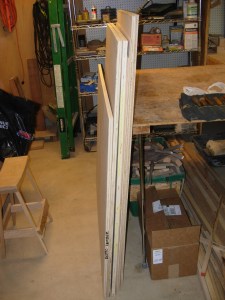 Plywood cut to length