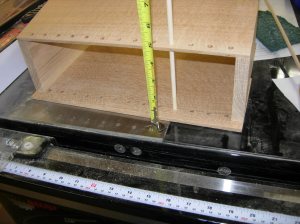 Estimating length of dowels