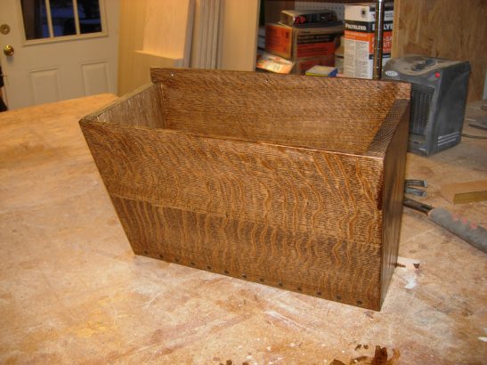 Wall mounted file rack | Midnight Woodworking