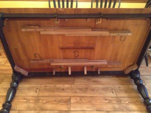 The table that is too small...