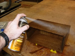 Spraying on the poly