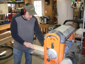 Planing the legs square