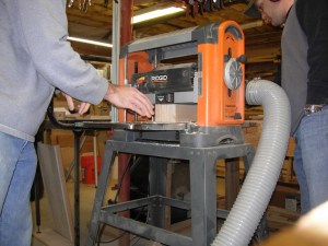 Gang jointing the skirt pieces