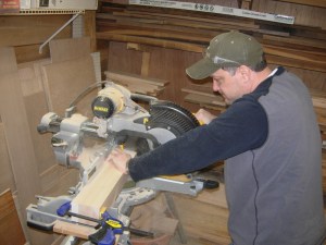 Cutting the skirts to length