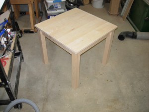 Assembled and ready for finish