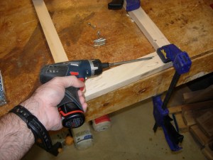 Assembling the frames