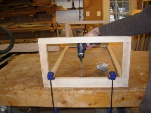 Attaching the frames