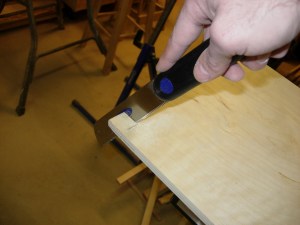 Notching the corners