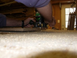 Routing a double round over