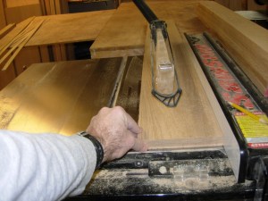 Ripping them down to 4" wide