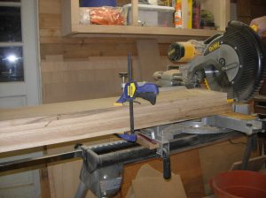 Cutting the faces to length