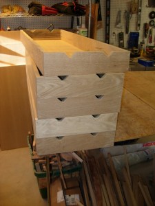 Drawer bodies complete